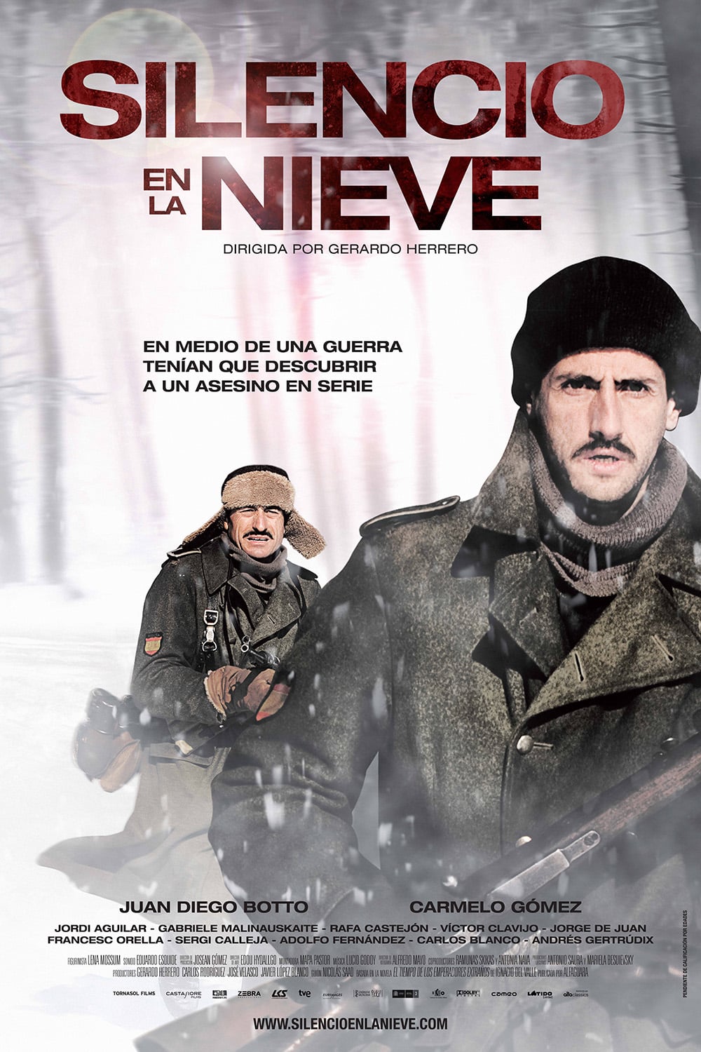Cartel Silencio en la nieve